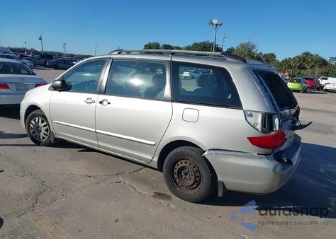 2006 Toyota Sienna Ce из США, поврежденный, VIN 5TDZA23C96S559218